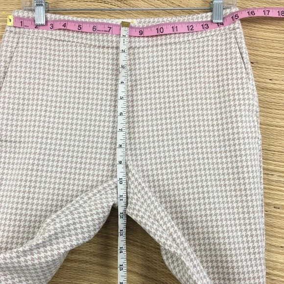 Sezane Cream and Brown Checkered Pants - Picture 14 of 14